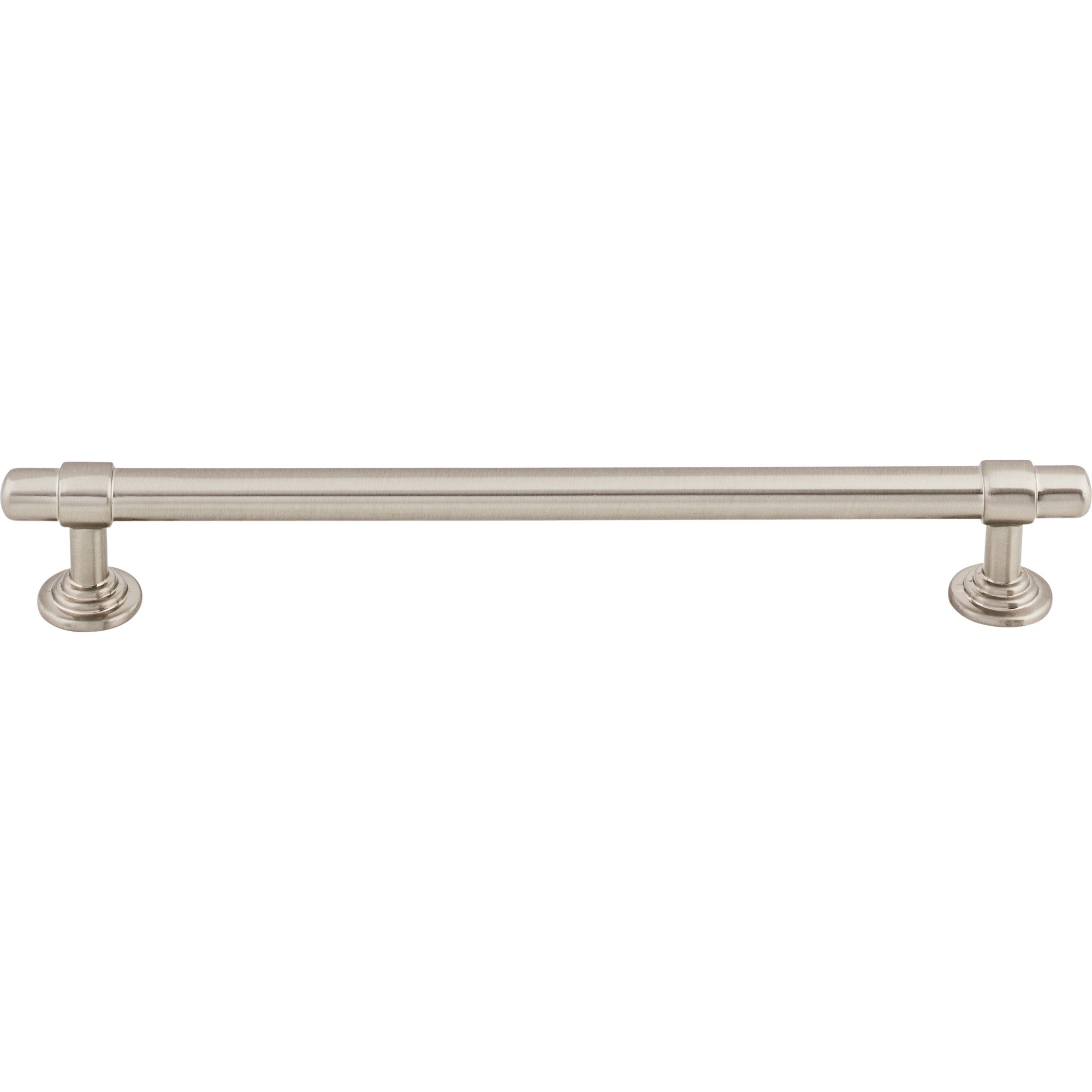 Worldwide Flooring Design Center Ellis Pull 7 9/16 Inch (c-c) Brushed Satin Nickel Ellis Pull 7 9/16 Inch (c-c) Brushed Satin Nickel Top Knobs Decorative Hardware