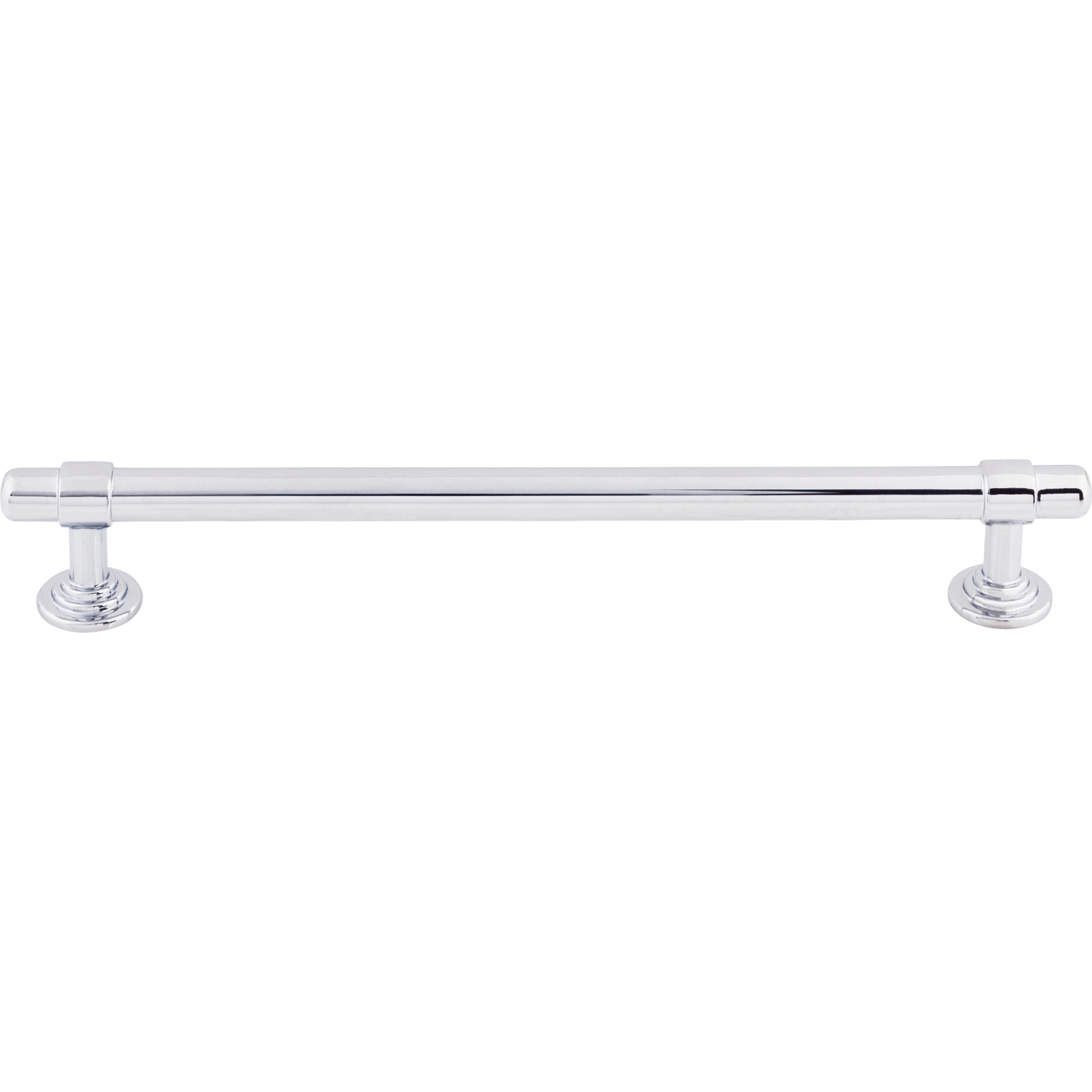 Worldwide Flooring Design Center Ellis Pull 7 9/16 Inch (c-c) Polished Chrome Ellis Pull 7 9/16 Inch (c-c) Polished Chrome Top Knobs Decorative Hardware