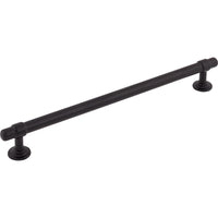Worldwide Flooring Design Center Ellis Pull 8 13/16 Inch (c-c) Flat Black Ellis Pull 8 13/16 Inch (c-c) Flat Black Top Knobs Decorative Hardware