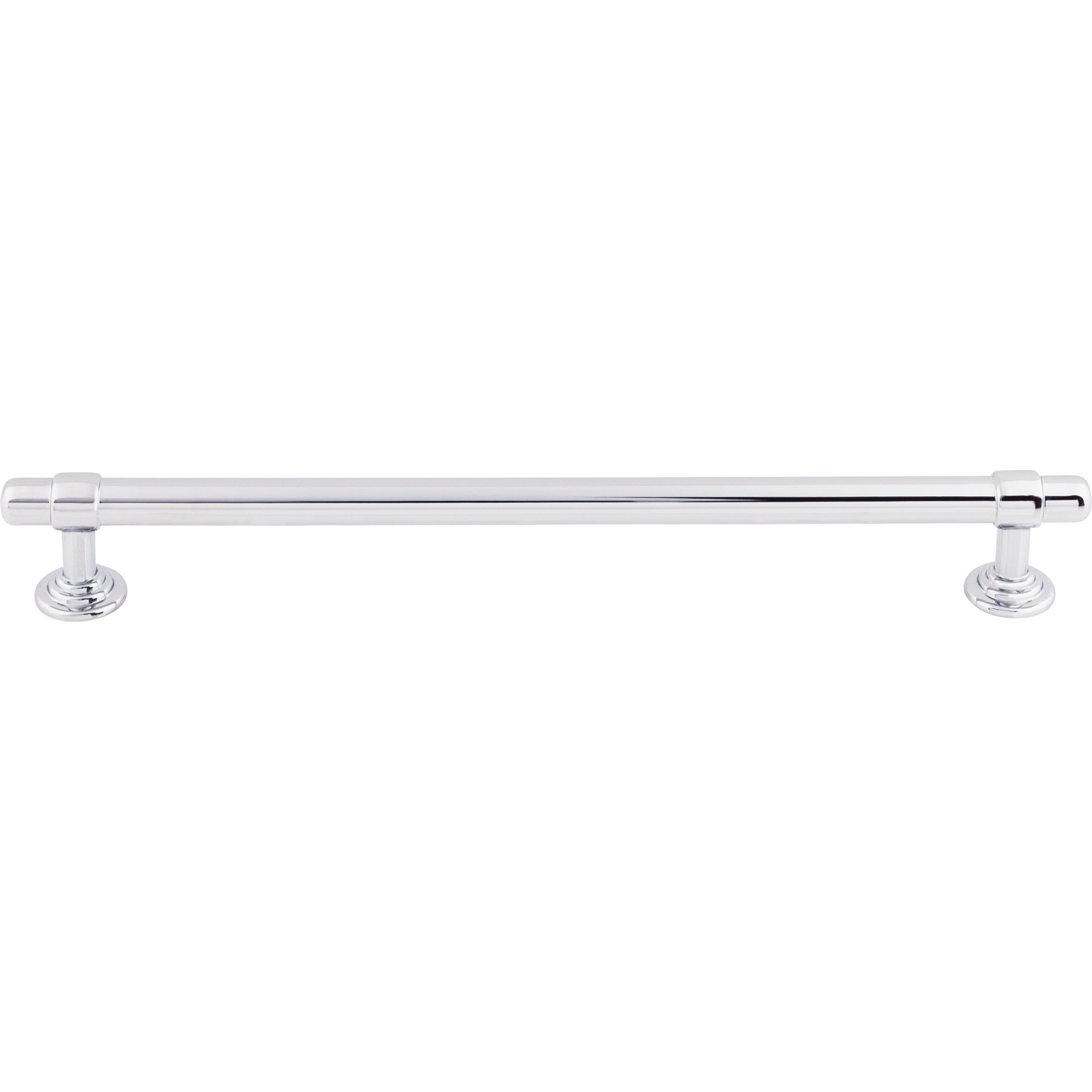 Worldwide Flooring Design Center Ellis Pull 8 13/16 Inch (c-c) Polished Chrome Ellis Pull 8 13/16 Inch (c-c) Polished Chrome Top Knobs Decorative Hardware