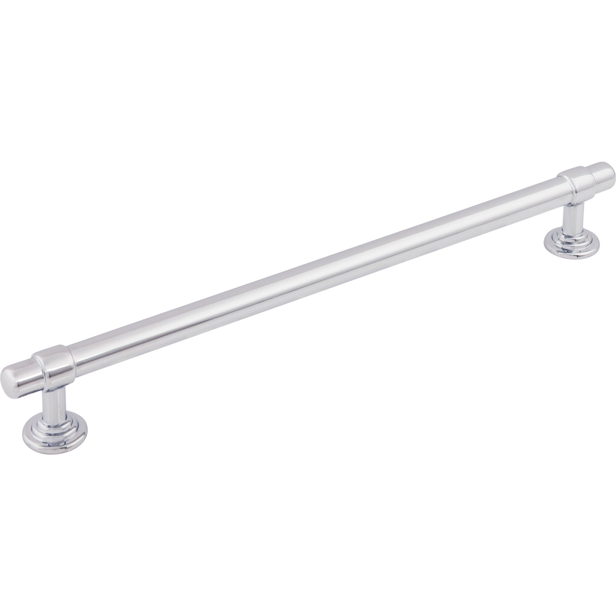Worldwide Flooring Design Center Ellis Pull 8 13/16 Inch (c-c) Polished Chrome Ellis Pull 8 13/16 Inch (c-c) Polished Chrome Top Knobs Decorative Hardware