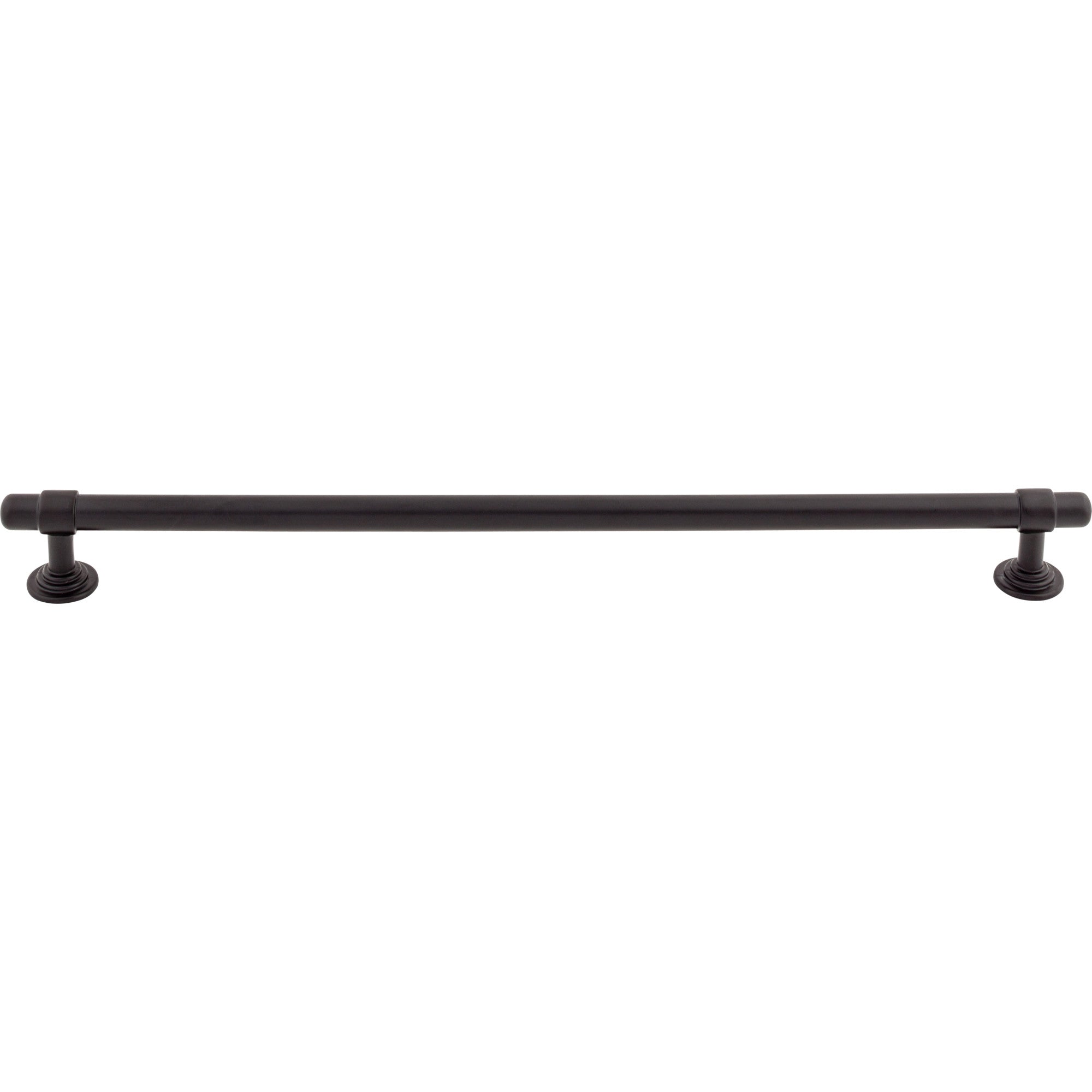 Worldwide Flooring Design Center Ellis Pull 12 Inch (c-c) Flat Black Ellis Pull 12 Inch (c-c) Flat Black Top Knobs Decorative Hardware