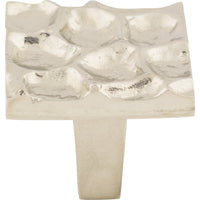 Worldwide Flooring Design Center Cobblestone Square Knob 1 3/8 Inch Polished Nickel Cobblestone Square Knob 1 3/8 Inch Polished Nickel Top Knobs Decorative Hardware