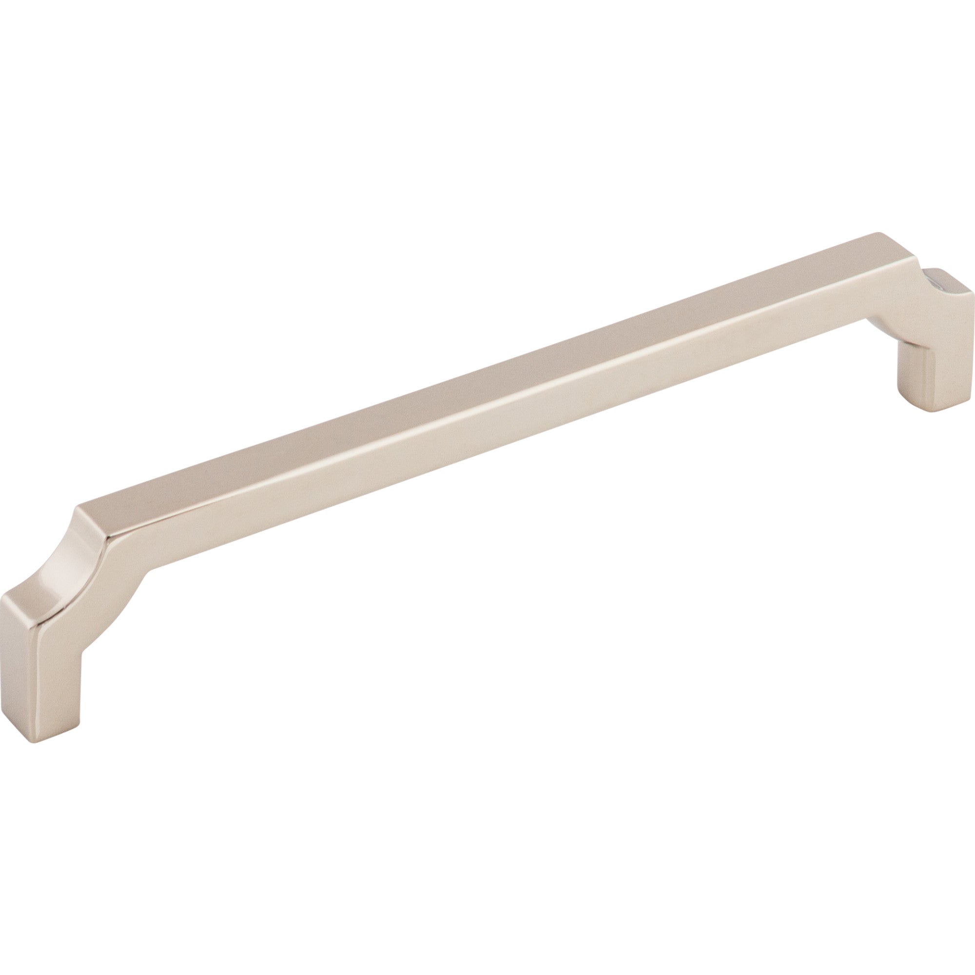 Worldwide Flooring Design Center Davenport Pull 6 5/16 Inch (c-c) Polished Nickel Davenport Pull 6 5/16 Inch (c-c) Polished Nickel Top Knobs Decorative Hardware