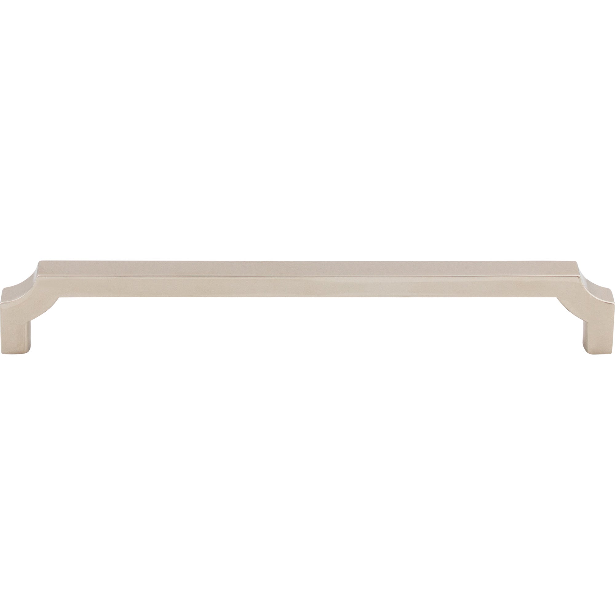 Worldwide Flooring Design Center Davenport Pull 7 9/16 Inch (c-c) Polished Nickel Davenport Pull 7 9/16 Inch (c-c) Polished Nickel Top Knobs Decorative Hardware