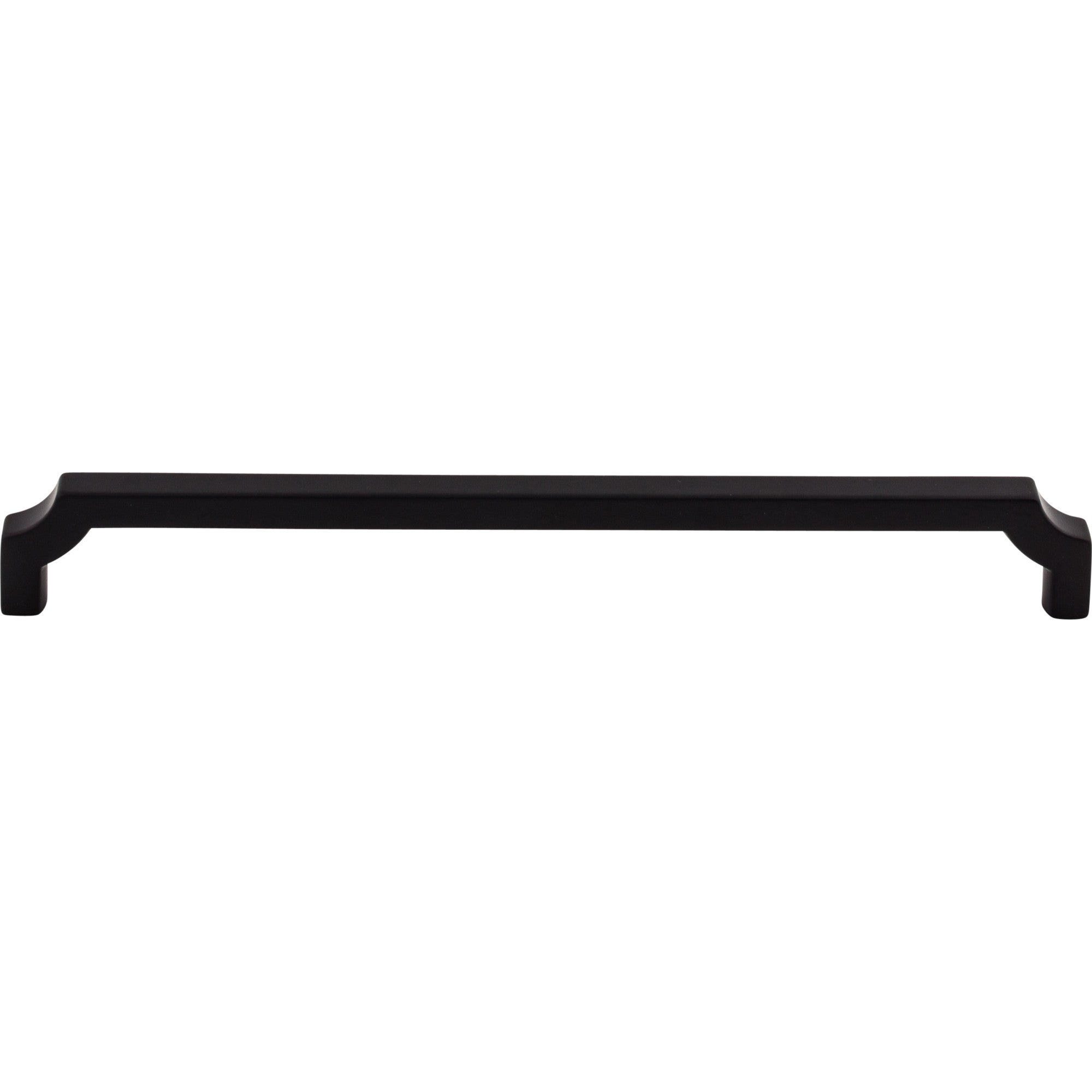 Worldwide Flooring Design Center Davenport Pull 8 13/16 Inch (c-c) Flat Black Davenport Pull 8 13/16 Inch (c-c) Flat Black Top Knobs Decorative Hardware