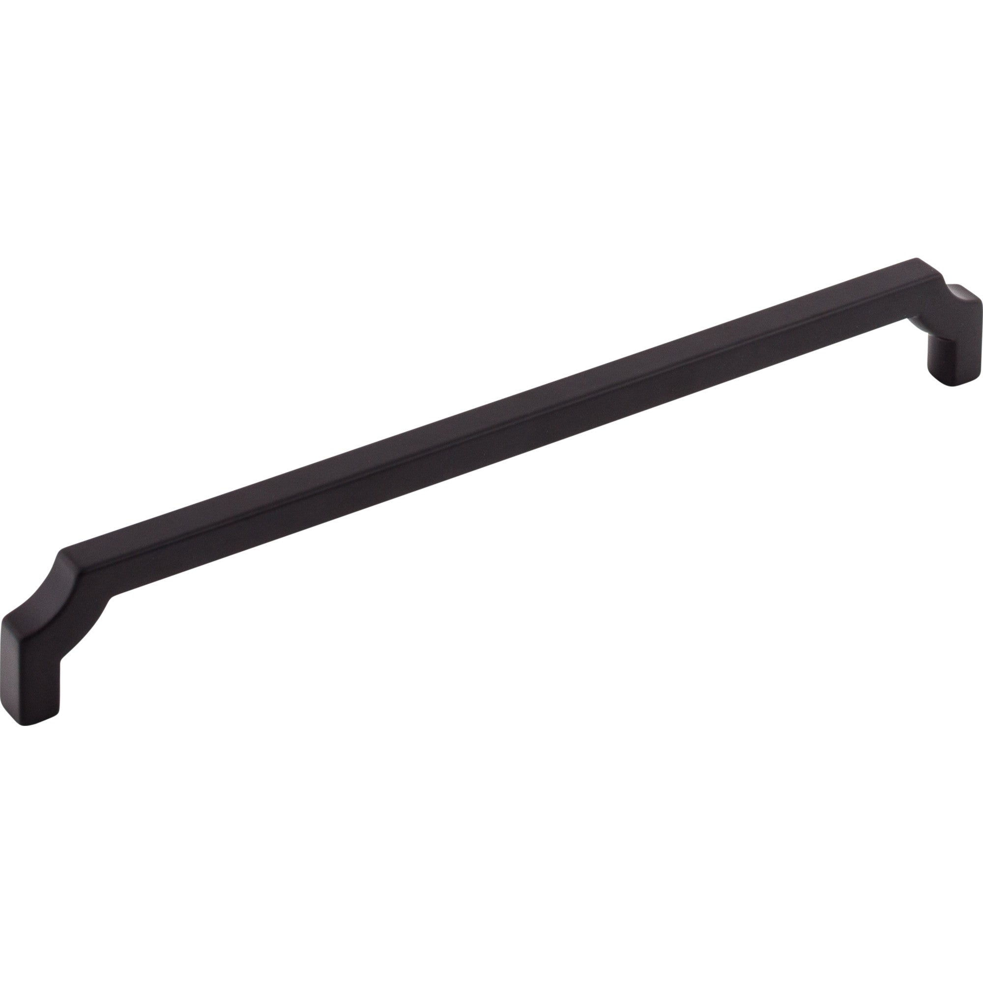 Worldwide Flooring Design Center Davenport Pull 8 13/16 Inch (c-c) Flat Black Davenport Pull 8 13/16 Inch (c-c) Flat Black Top Knobs Decorative Hardware