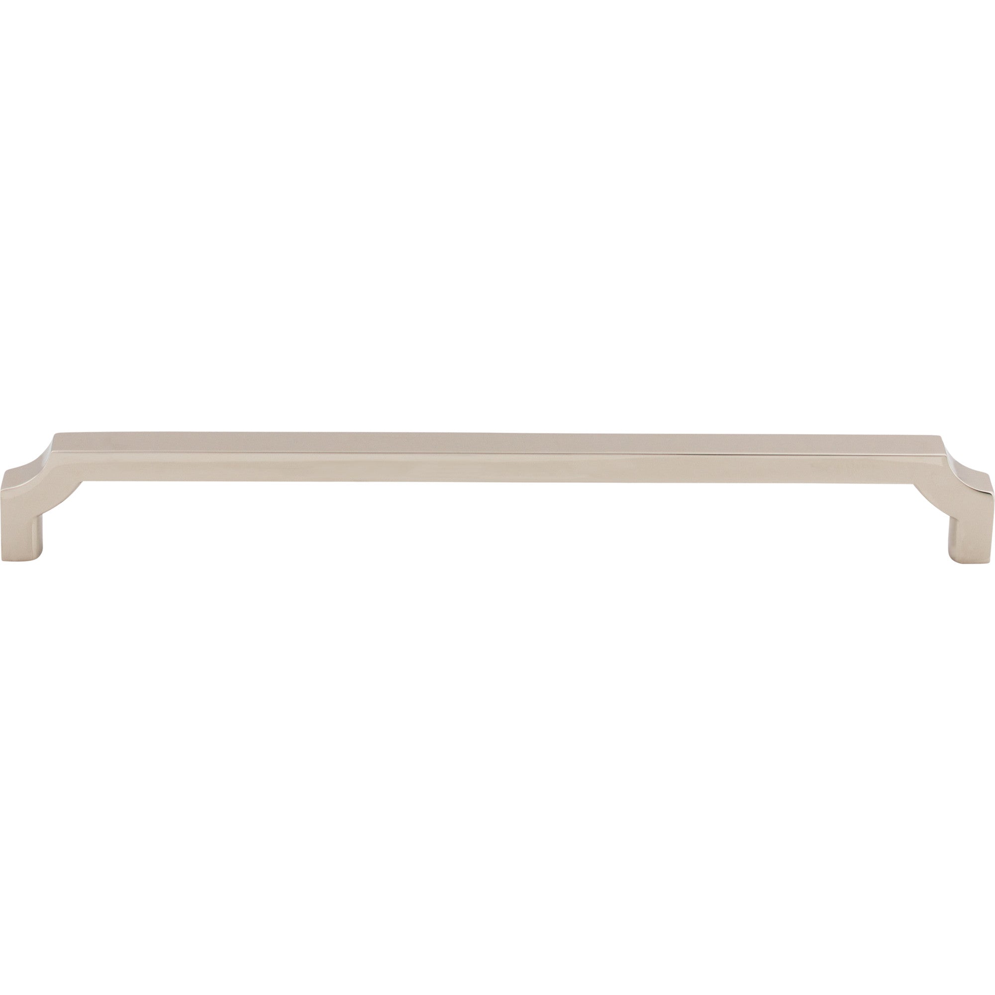 Worldwide Flooring Design Center Davenport Pull 8 13/16 Inch (c-c) Polished Nickel Davenport Pull 8 13/16 Inch (c-c) Polished Nickel Top Knobs Decorative Hardware