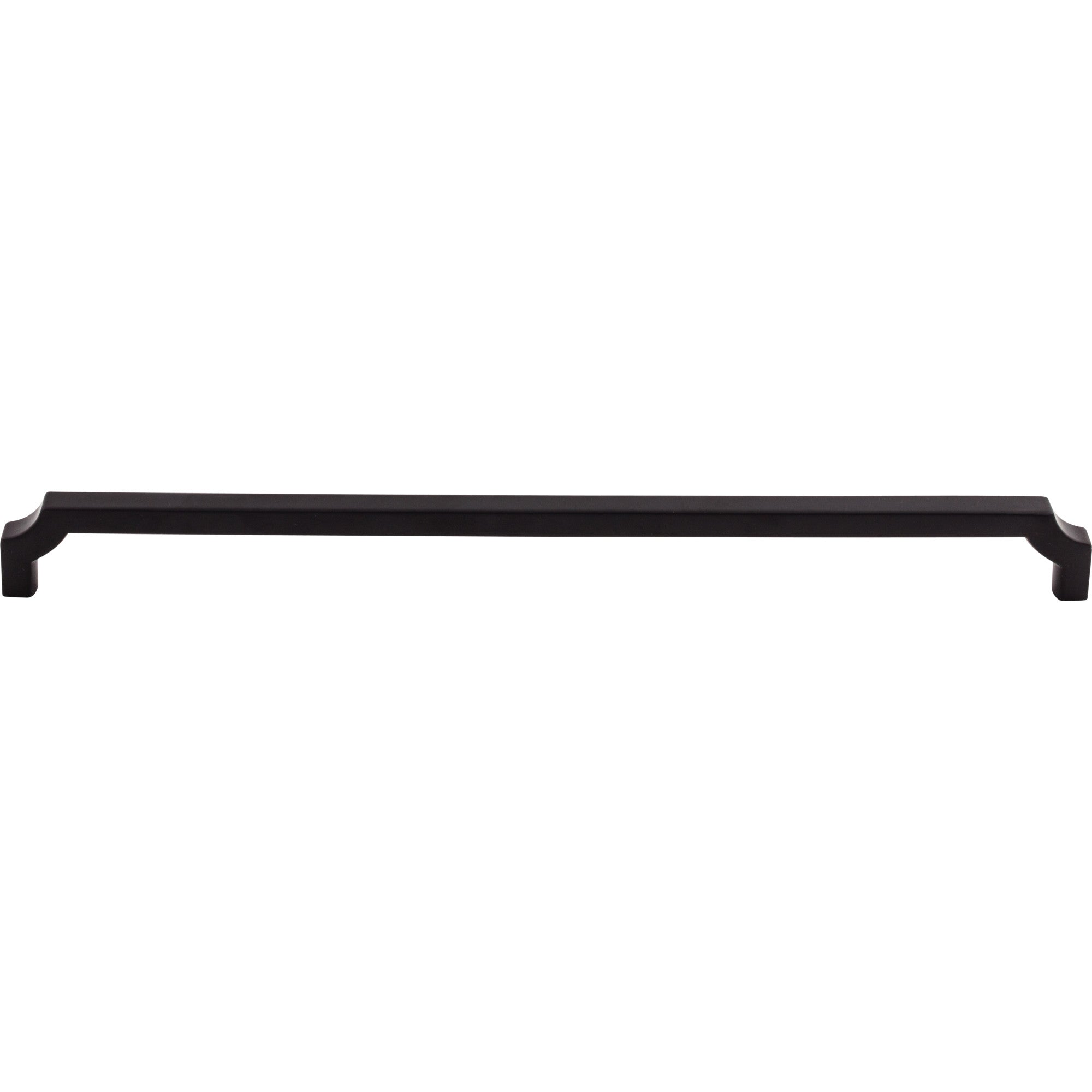 Worldwide Flooring Design Center Davenport Pull 12 Inch (c-c) Flat Black Davenport Pull 12 Inch (c-c) Flat Black Top Knobs Decorative Hardware