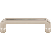 Worldwide Flooring Design Center Hartridge Pull 3 3/4 Inch (c-c) Polished Nickel Hartridge Pull 3 3/4 Inch (c-c) Polished Nickel Top Knobs Decorative Hardware