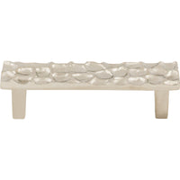 Worldwide Flooring Design Center Cobblestone Pull 3 3/4 Inch (c-c) Polished Nickel Cobblestone Pull 3 3/4 Inch (c-c) Polished Nickel Top Knobs Decorative Hardware