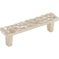 Worldwide Flooring Design Center Cobblestone Pull 3 3/4 Inch (c-c) Polished Nickel Cobblestone Pull 3 3/4 Inch (c-c) Polished Nickel Top Knobs Decorative Hardware