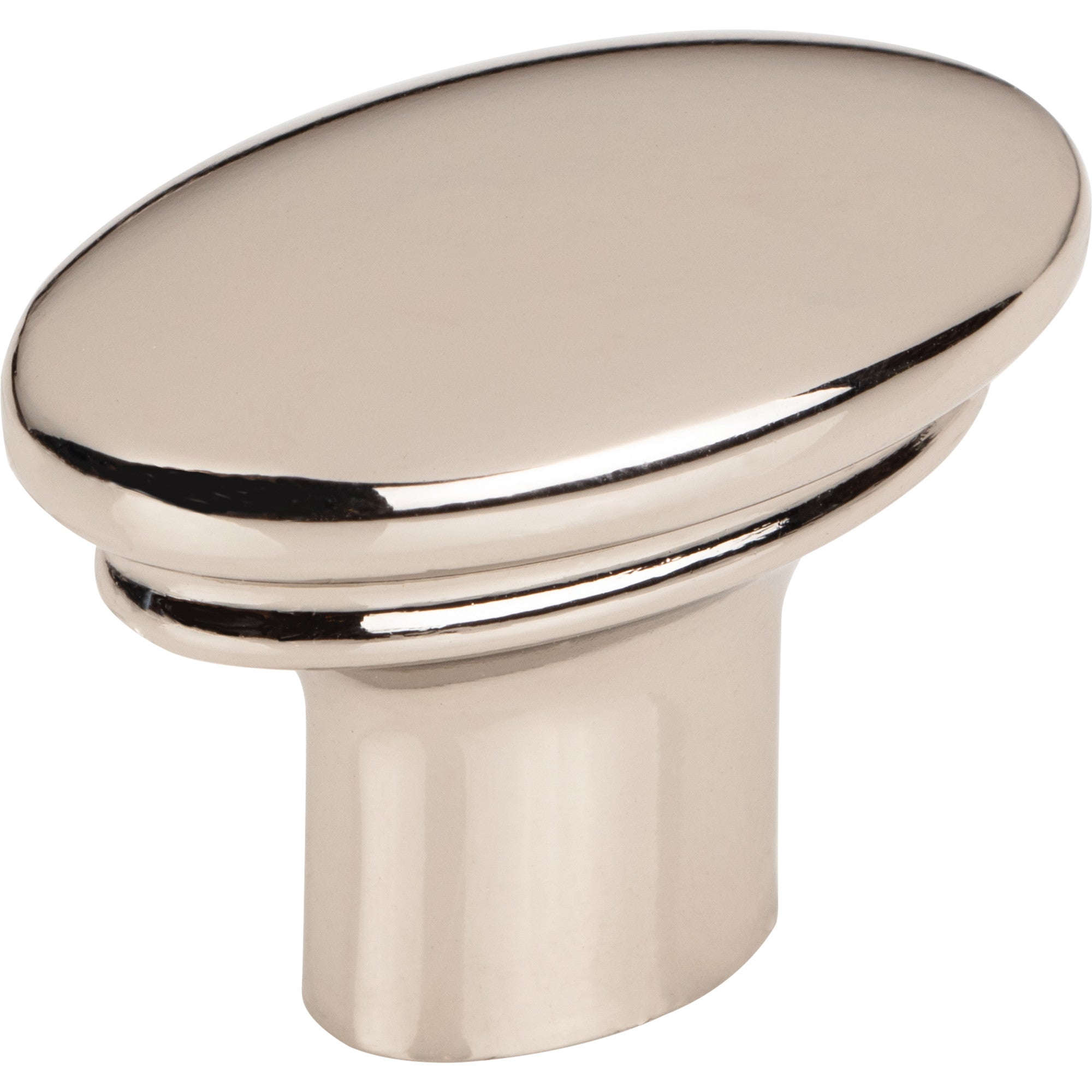 Worldwide Flooring Design Center Julian Oval Knob 1 3/8 Inch Polished Nickel Julian Oval Knob 1 3/8 Inch Polished Nickel Top Knobs Decorative Hardware