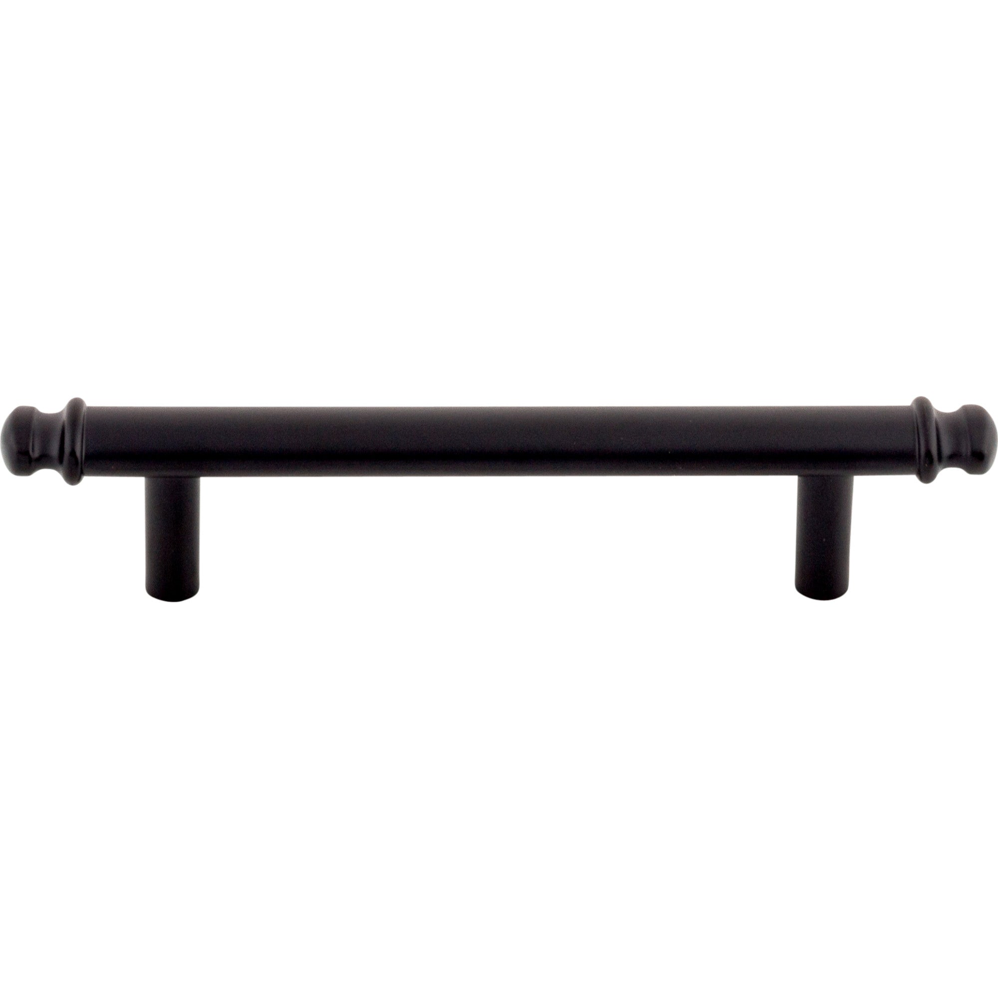 Worldwide Flooring Design Center Julian Pull 3 3/4 Inch (c-c) Flat Black Julian Pull 3 3/4 Inch (c-c) Flat Black Top Knobs Decorative Hardware