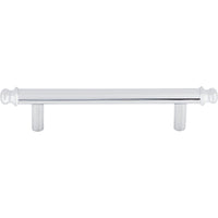 Worldwide Flooring Design Center Julian Pull 3 3/4 Inch (c-c) Polished Chrome Julian Pull 3 3/4 Inch (c-c) Polished Chrome Top Knobs Decorative Hardware