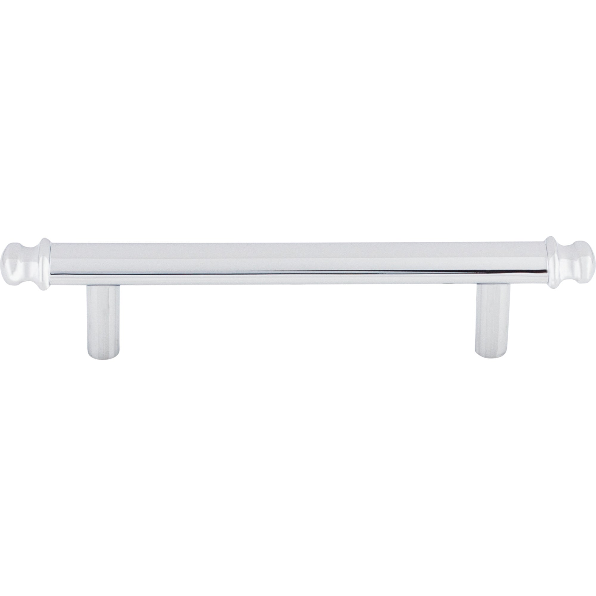 Worldwide Flooring Design Center Julian Pull 3 3/4 Inch (c-c) Polished Chrome Julian Pull 3 3/4 Inch (c-c) Polished Chrome Top Knobs Decorative Hardware