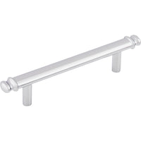 Worldwide Flooring Design Center Julian Pull 3 3/4 Inch (c-c) Polished Chrome Julian Pull 3 3/4 Inch (c-c) Polished Chrome Top Knobs Decorative Hardware
