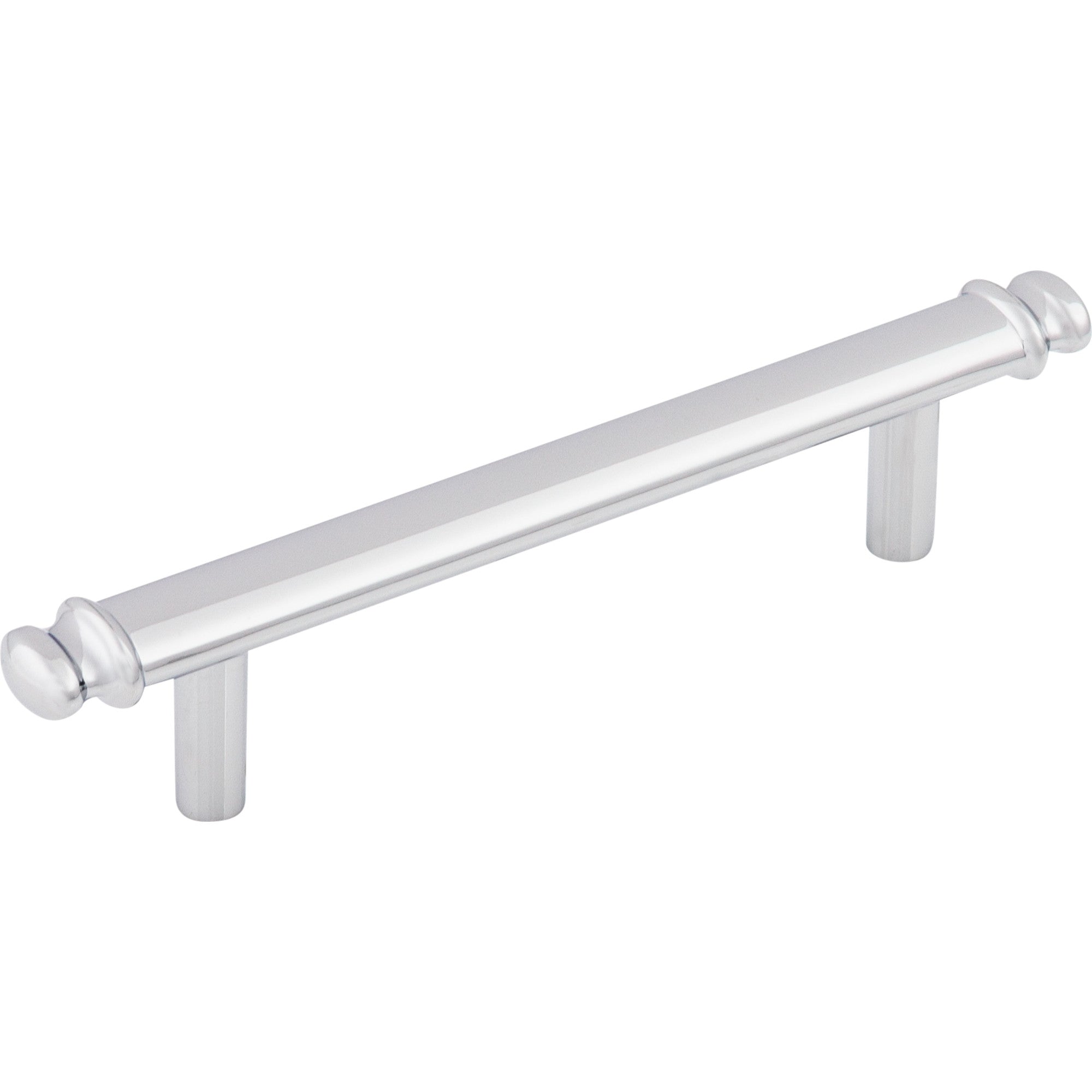Worldwide Flooring Design Center Julian Pull 3 3/4 Inch (c-c) Polished Chrome Julian Pull 3 3/4 Inch (c-c) Polished Chrome Top Knobs Decorative Hardware