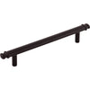 Worldwide Flooring Design Center Julian Pull 5 1/16 Inch (c-c) Flat Black Julian Pull 5 1/16 Inch (c-c) Flat Black Top Knobs Decorative Hardware