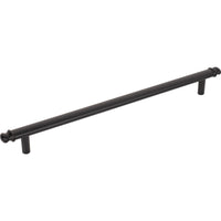 Worldwide Flooring Design Center Julian Pull 8 13/16 Inch (c-c) Flat Black Julian Pull 8 13/16 Inch (c-c) Flat Black Top Knobs Decorative Hardware