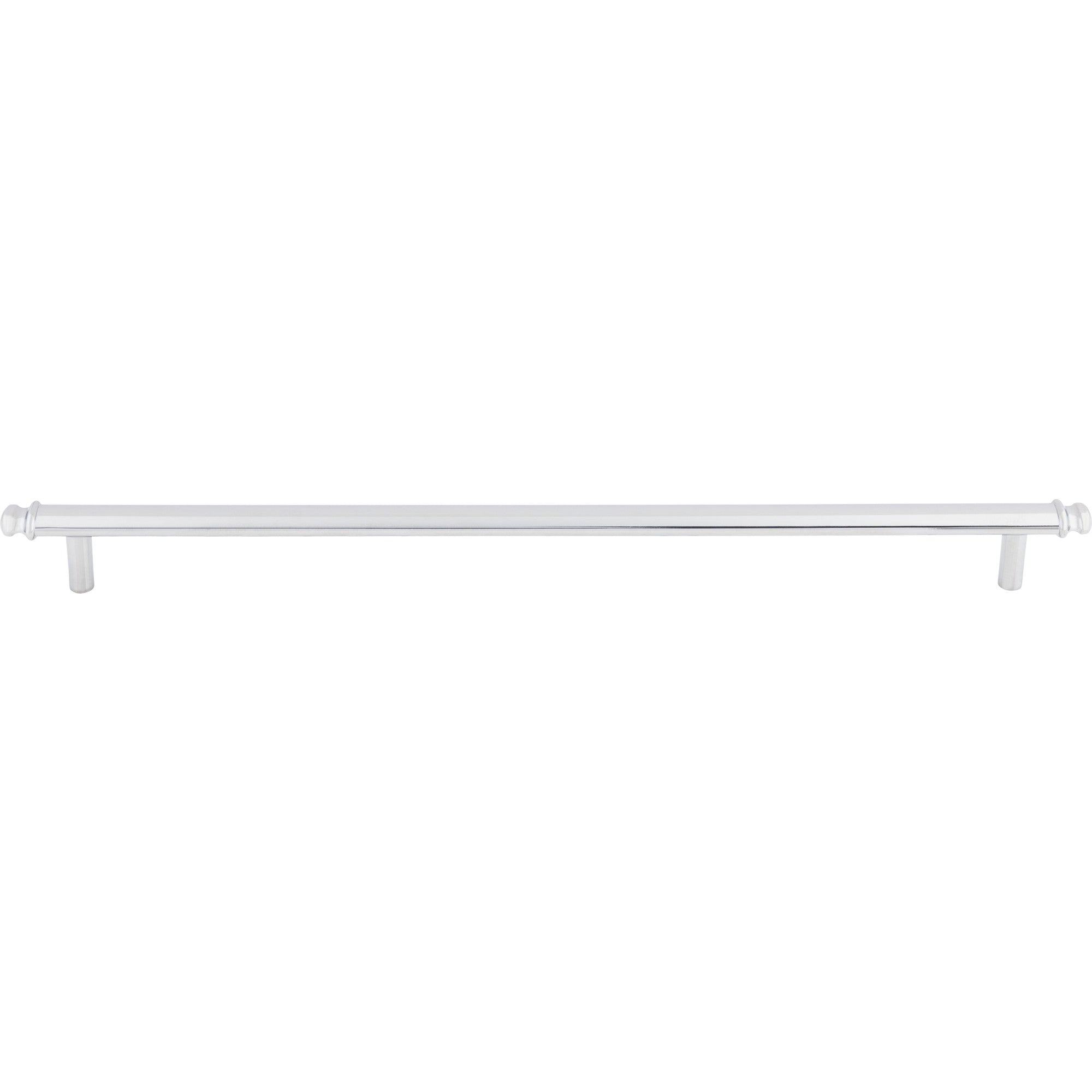 Worldwide Flooring Design Center Julian Pull 12 Inch (c-c) Polished Chrome Julian Pull 12 Inch (c-c) Polished Chrome Top Knobs Decorative Hardware