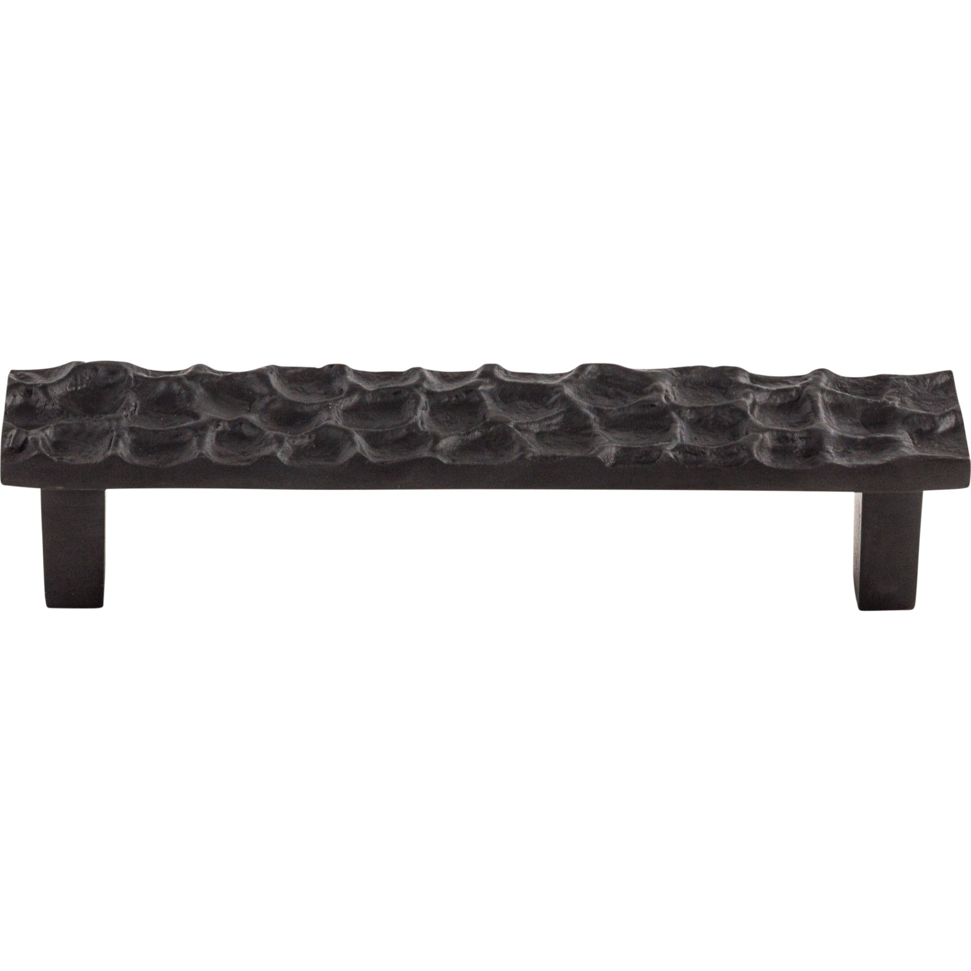 Worldwide Flooring Design Center Cobblestone Pull 5 1/16 Inch (c-c) Coal Black Cobblestone Pull 5 1/16 Inch (c-c) Coal Black Top Knobs Decorative Hardware