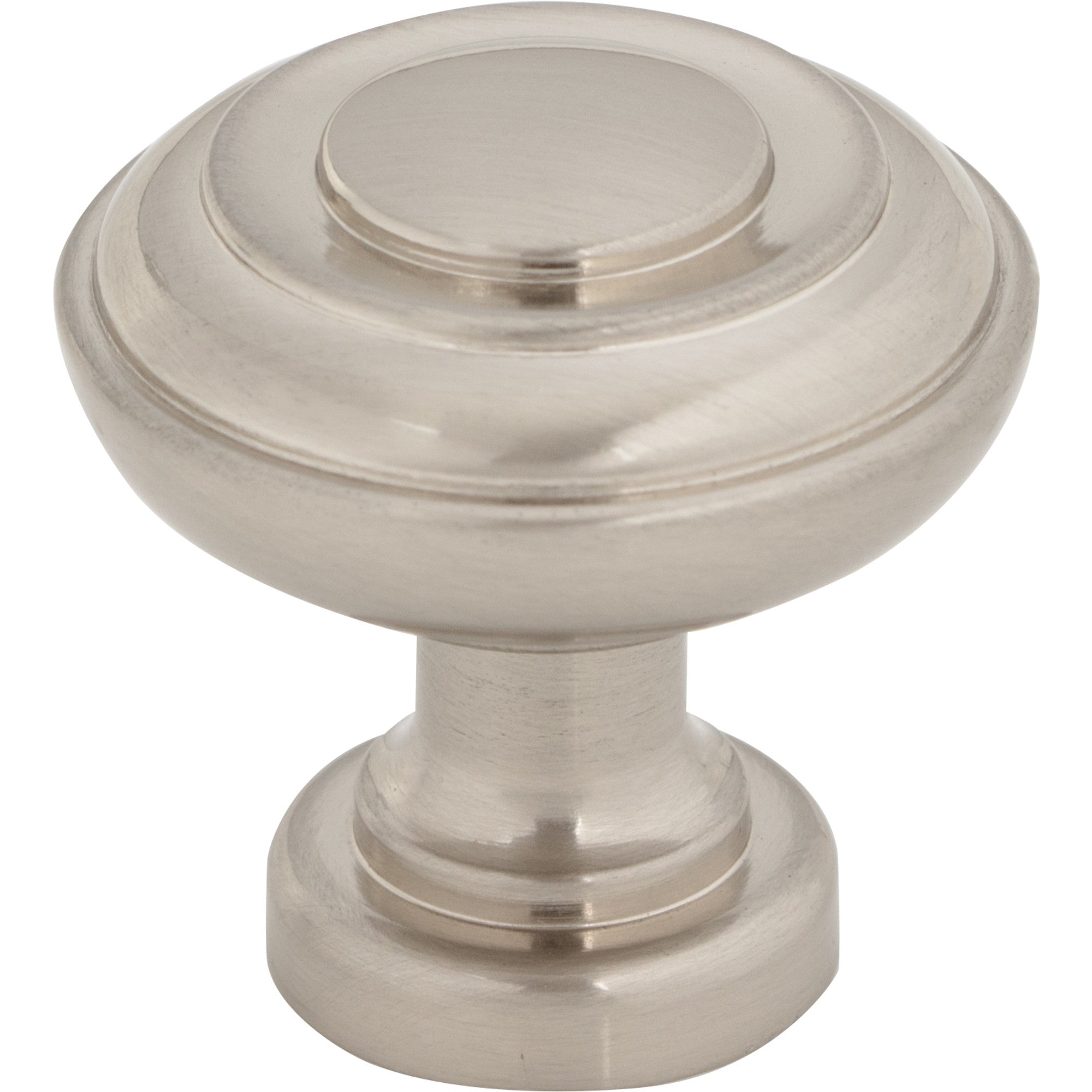 Worldwide Flooring Design Center Ulster Knob 1 1/4 Inch Brushed Satin Nickel Ulster Knob 1 1/4 Inch Brushed Satin Nickel Top Knobs Decorative Hardware