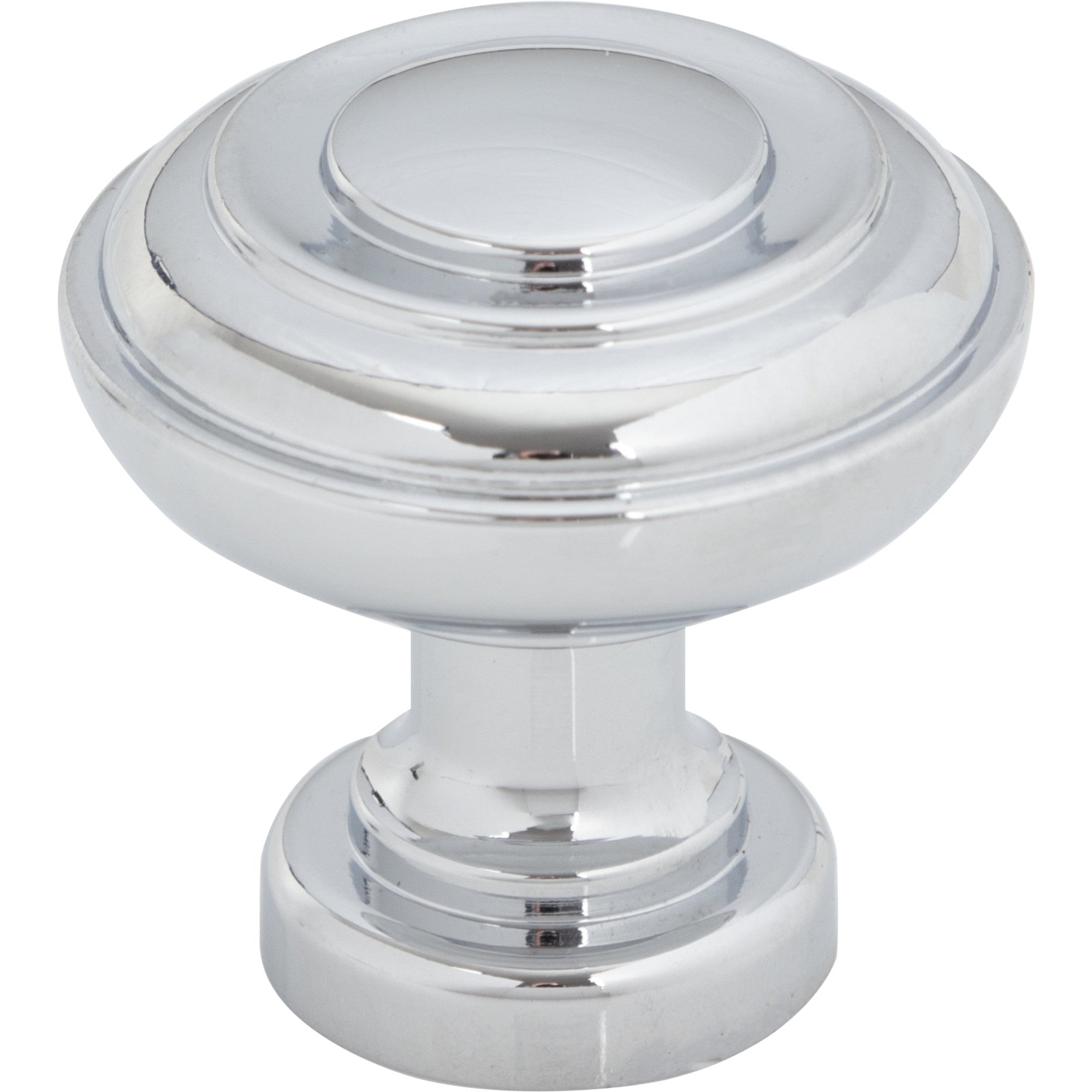 Worldwide Flooring Design Center Ulster Knob 1 1/4 Inch Polished Chrome Ulster Knob 1 1/4 Inch Polished Chrome Top Knobs Decorative Hardware