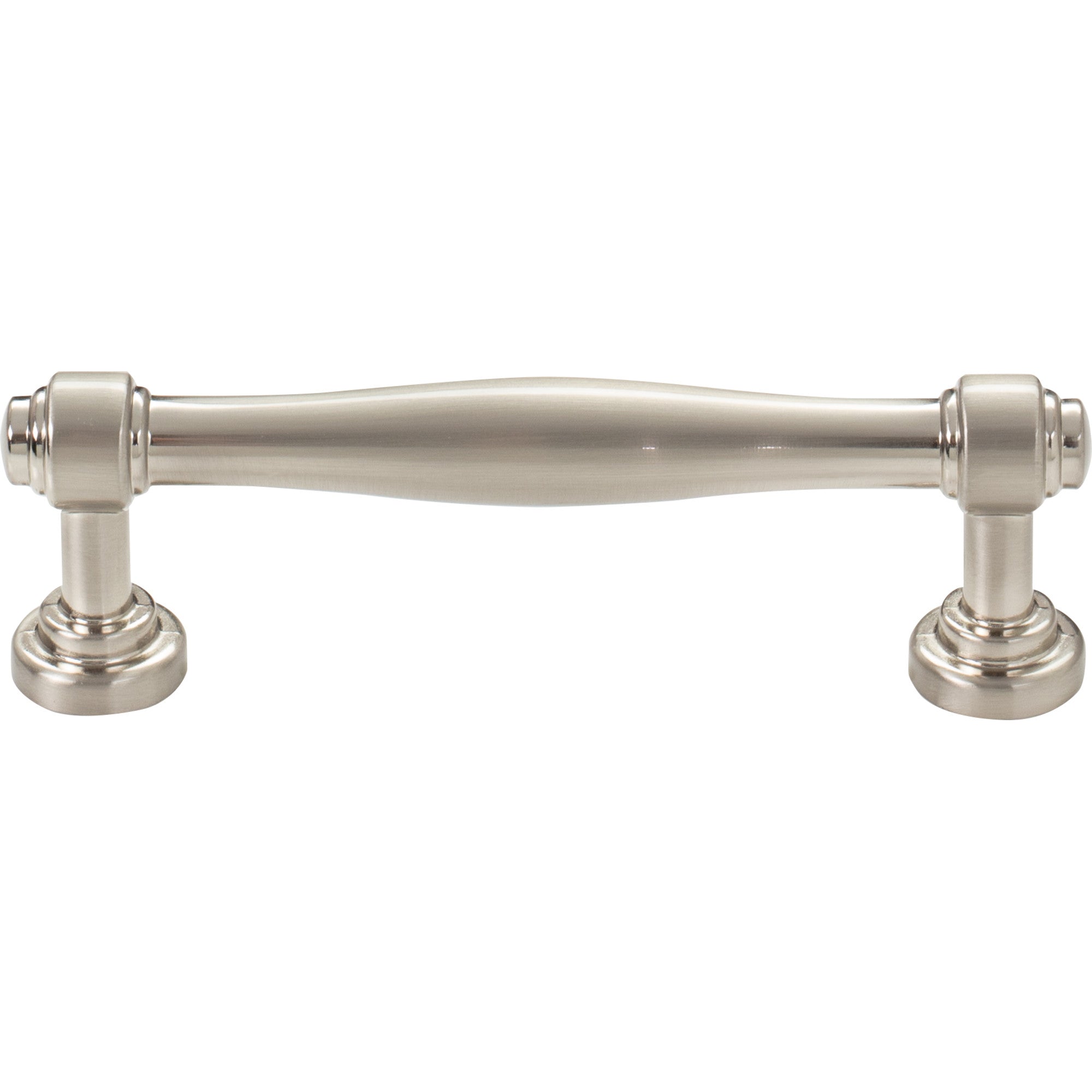 Worldwide Flooring Design Center Ulster Pull 3 3/4 Inch (c-c) Brushed Satin Nickel Ulster Pull 3 3/4 Inch (c-c) Brushed Satin Nickel Top Knobs Decorative Hardware
