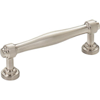 Worldwide Flooring Design Center Ulster Pull 3 3/4 Inch (c-c) Brushed Satin Nickel Ulster Pull 3 3/4 Inch (c-c) Brushed Satin Nickel Top Knobs Decorative Hardware
