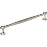 Worldwide Flooring Design Center Ulster Pull 7 9/16 Inch (c-c) Brushed Satin Nickel Ulster Pull 7 9/16 Inch (c-c) Brushed Satin Nickel Top Knobs Decorative Hardware