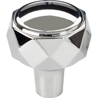 Worldwide Flooring Design Center Kingsmill Knob 1 1/4 Inch Polished Chrome Kingsmill Knob 1 1/4 Inch Polished Chrome Top Knobs Decorative Hardware