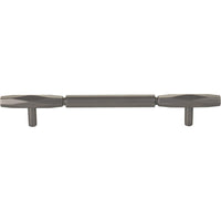 Worldwide Flooring Design Center Kingsmill Pull 6 5/16 Inch (c-c) Ash Gray Kingsmill Pull 6 5/16 Inch (c-c) Ash Gray Top Knobs Decorative Hardware