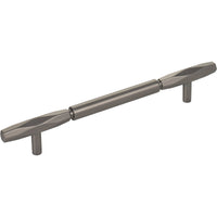 Worldwide Flooring Design Center Kingsmill Pull 6 5/16 Inch (c-c) Ash Gray Kingsmill Pull 6 5/16 Inch (c-c) Ash Gray Top Knobs Decorative Hardware