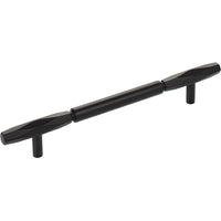 Worldwide Flooring Design Center Kingsmill Pull 6 5/16 Inch (c-c) Flat Black Kingsmill Pull 6 5/16 Inch (c-c) Flat Black Top Knobs Decorative Hardware