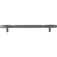 Worldwide Flooring Design Center Kingsmill Pull 7 9/16 Inch (c-c) Ash Gray Kingsmill Pull 7 9/16 Inch (c-c) Ash Gray Top Knobs Decorative Hardware