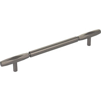 Worldwide Flooring Design Center Kingsmill Pull 7 9/16 Inch (c-c) Ash Gray Kingsmill Pull 7 9/16 Inch (c-c) Ash Gray Top Knobs Decorative Hardware