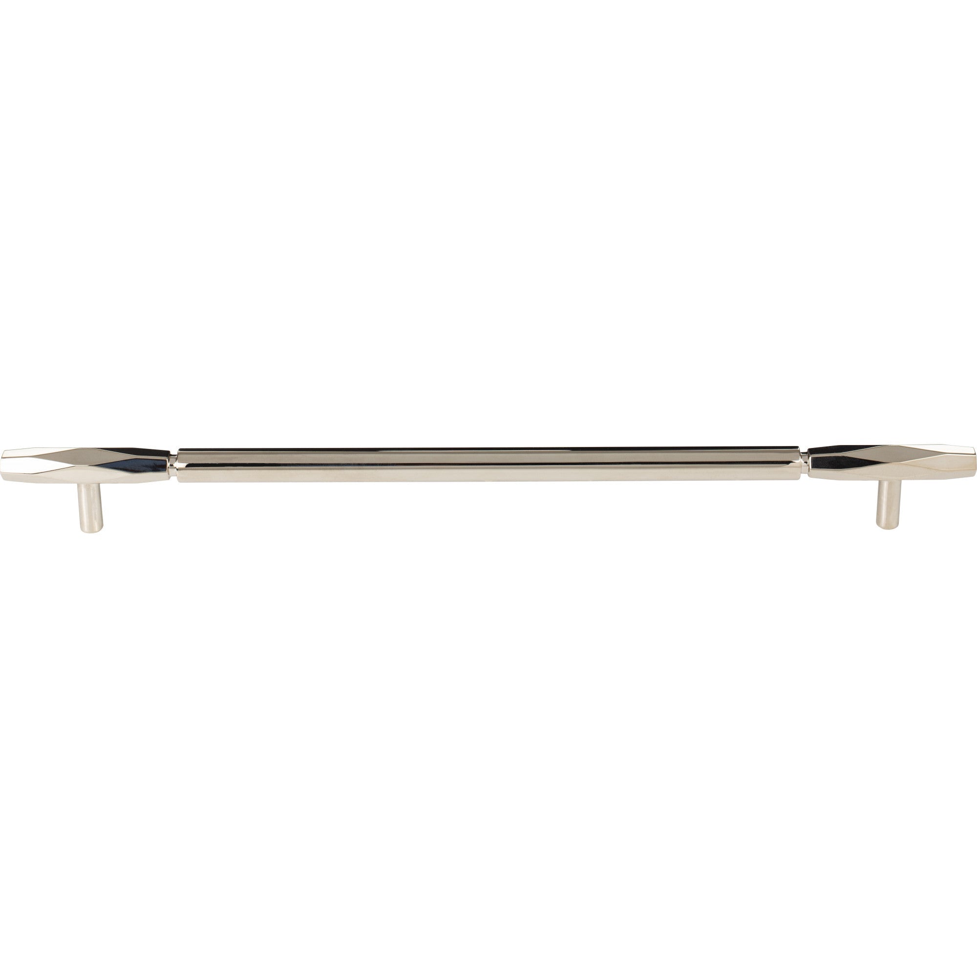 Worldwide Flooring Design Center Kingsmill Pull 12 Inch (c-c) Polished Nickel Kingsmill Pull 12 Inch (c-c) Polished Nickel Top Knobs Decorative Hardware
