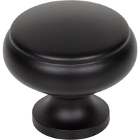 Worldwide Flooring Design Center Cumberland Knob 1 1/4 Inch Flat Black Cumberland Knob 1 1/4 Inch Flat Black Top Knobs Decorative Hardware