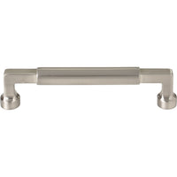 Worldwide Flooring Design Center Cumberland Pull 5 1/16 Inch (c-c) Brushed Satin Nickel Cumberland Pull 5 1/16 Inch (c-c) Brushed Satin Nickel Top Knobs Decorative Hardware