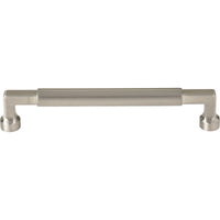 Worldwide Flooring Design Center Cumberland Pull 6 5/16 Inch (c-c) Brushed Satin Nickel Cumberland Pull 6 5/16 Inch (c-c) Brushed Satin Nickel Top Knobs Decorative Hardware