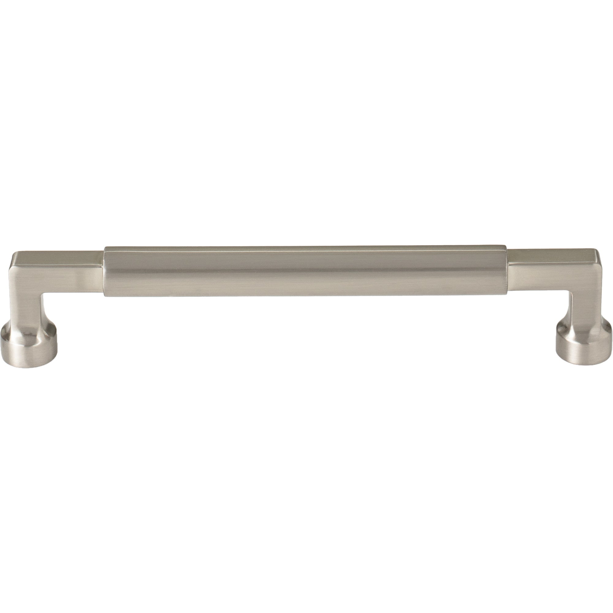 Worldwide Flooring Design Center Cumberland Pull 6 5/16 Inch (c-c) Brushed Satin Nickel Cumberland Pull 6 5/16 Inch (c-c) Brushed Satin Nickel Top Knobs Decorative Hardware