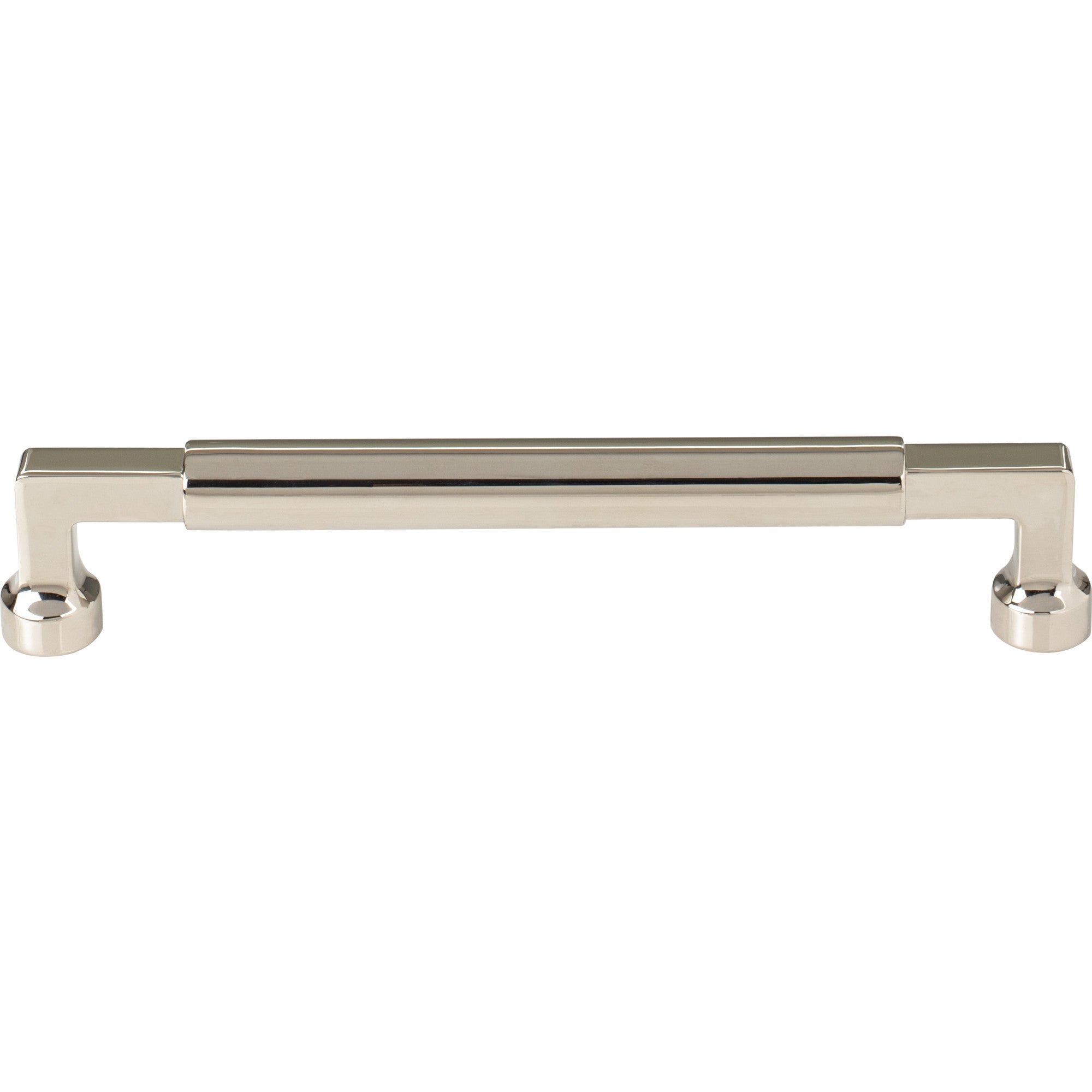 Worldwide Flooring Design Center Cumberland Pull 6 5/16 Inch (c-c) Polished Nickel Cumberland Pull 6 5/16 Inch (c-c) Polished Nickel Top Knobs Decorative Hardware