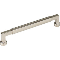 Worldwide Flooring Design Center Cumberland Pull 6 5/16 Inch (c-c) Polished Nickel Cumberland Pull 6 5/16 Inch (c-c) Polished Nickel Top Knobs Decorative Hardware