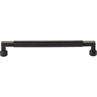 Worldwide Flooring Design Center Cumberland Pull 7 9/16 Inch (c-c) Flat Black Cumberland Pull 7 9/16 Inch (c-c) Flat Black Top Knobs Decorative Hardware
