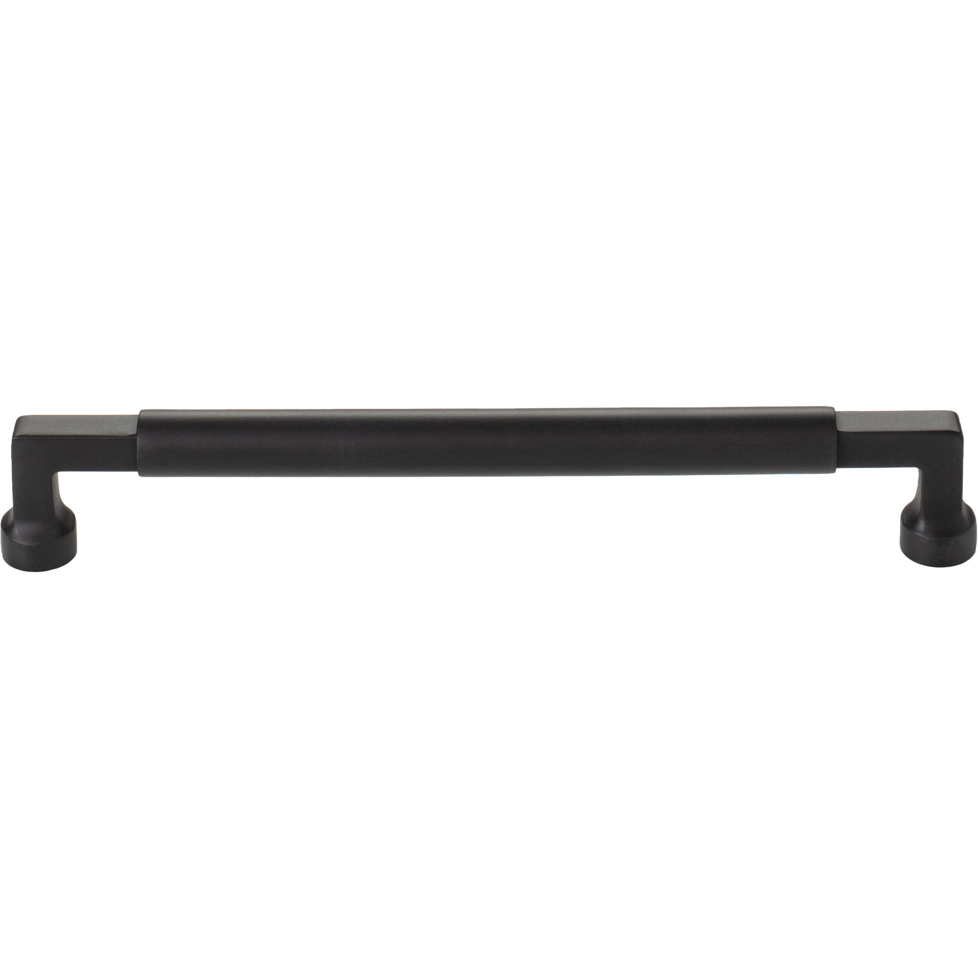 Worldwide Flooring Design Center Cumberland Pull 7 9/16 Inch (c-c) Flat Black Cumberland Pull 7 9/16 Inch (c-c) Flat Black Top Knobs Decorative Hardware
