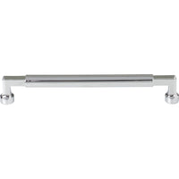Worldwide Flooring Design Center Cumberland Pull 7 9/16 Inch (c-c) Polished Chrome Cumberland Pull 7 9/16 Inch (c-c) Polished Chrome Top Knobs Decorative Hardware