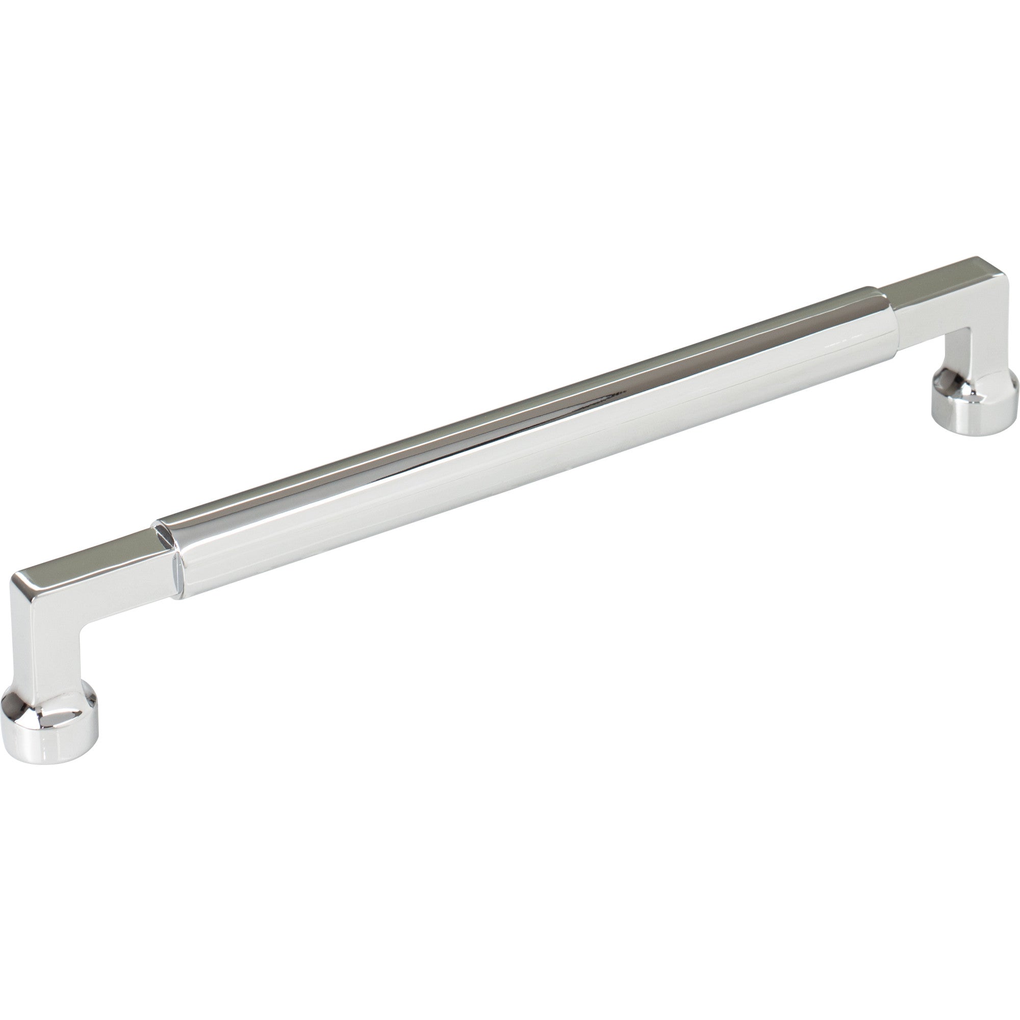 Worldwide Flooring Design Center Cumberland Pull 7 9/16 Inch (c-c) Polished Chrome Cumberland Pull 7 9/16 Inch (c-c) Polished Chrome Top Knobs Decorative Hardware
