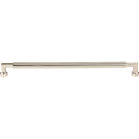 Worldwide Flooring Design Center Cumberland Pull 12 Inch (c-c) Polished Nickel Cumberland Pull 12 Inch (c-c) Polished Nickel Top Knobs Decorative Hardware