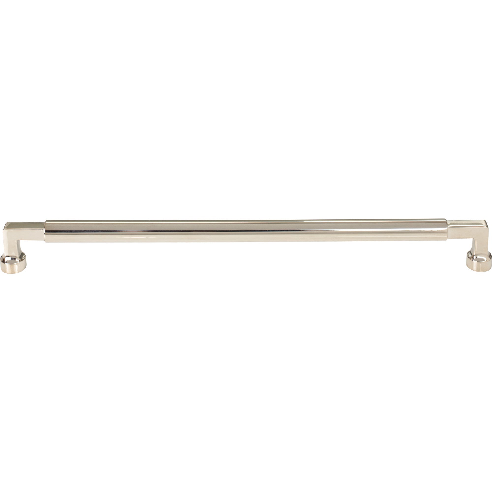 Worldwide Flooring Design Center Cumberland Pull 12 Inch (c-c) Polished Nickel Cumberland Pull 12 Inch (c-c) Polished Nickel Top Knobs Decorative Hardware
